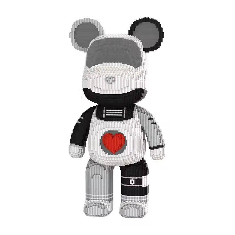 Red heart bear